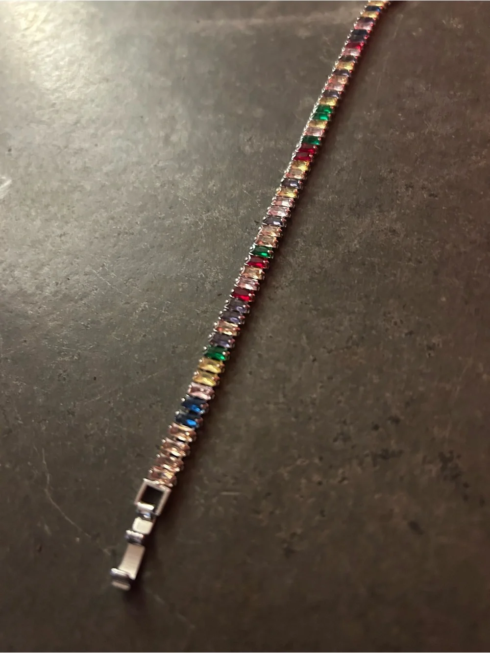 Multicolor Stone Tennis Bracelet - Women Jewelry